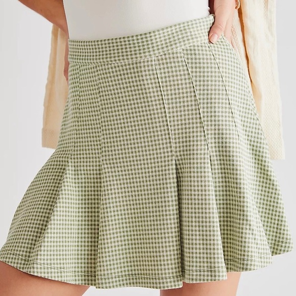 Free People Dresses & Skirts - Free People Gingham Honey Skirt